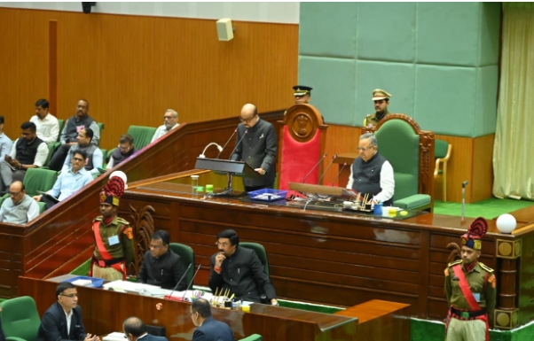 राज्यपाल डेका ने छत्तीसगढ की 6 वीं विधानसभा के अष्टम् सत्र को किया  संबोधित