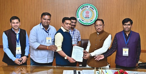 मुख्यमंत्री विष्णुदेव साय से प्रेस क्लब प्रतिनिधिमंडल ने की सौजन्य मुलाकात