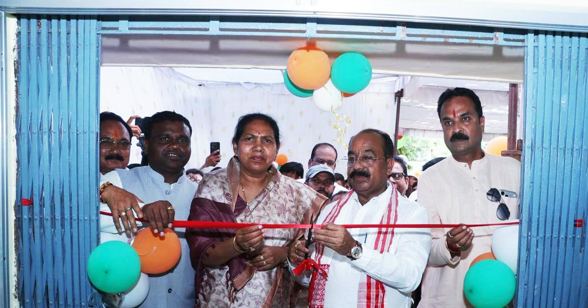 उप मुख्यमंत्री साव ने किया मावा मोदोल लाइब्रेरी चारामा का शुभारंभ