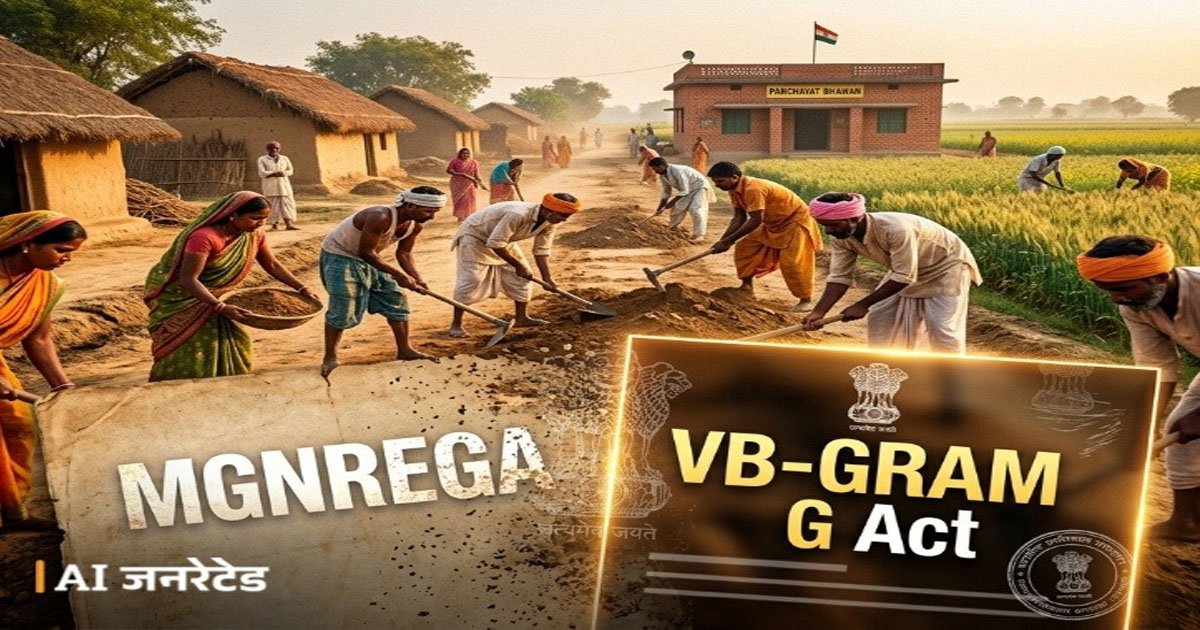 VB-G RAM G Act: इस दिन से मनरेगा की जगह लेगा ‘विकसित भारत-जी राम जी’ अधिनियम